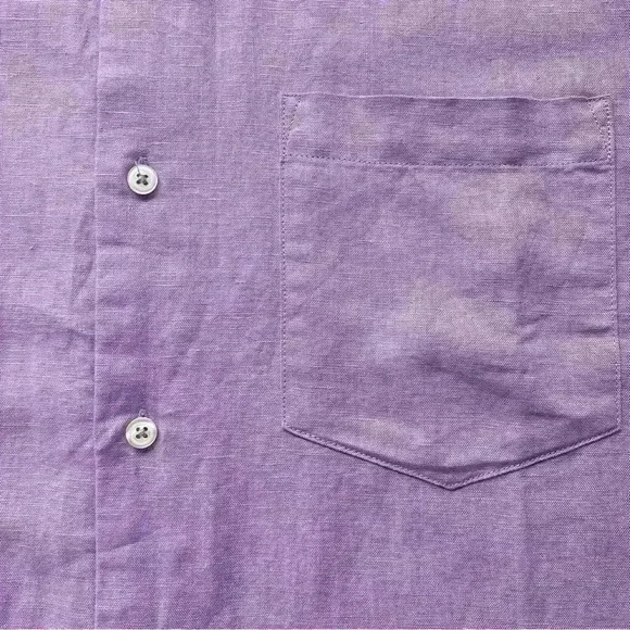 Isle Bay Men’s Button Up Shirt Size Large - Picture 8 of 9